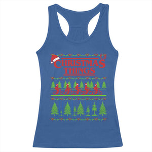 Christmas Things Racerback Tank Top Vintage Movie TV Series Retro TS10 Royal Blue Print Your Wear