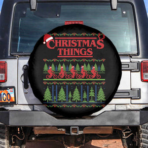 Christmas Things Spare Tire Cover Vintage Movie TV Series Retro TS10 No hole Black Print Your Wear