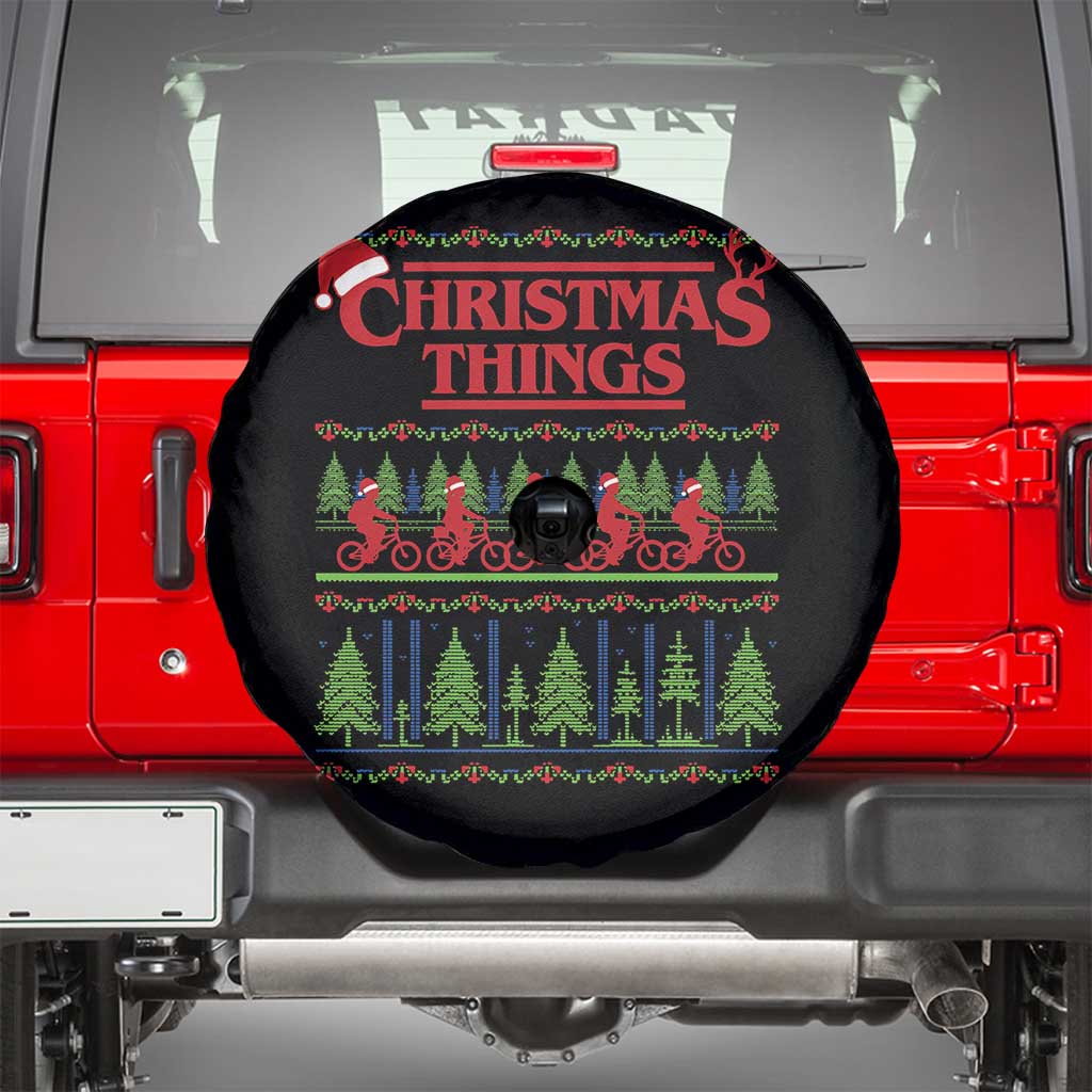 Christmas Things Spare Tire Cover Vintage Movie TV Series Retro TS10 Black Print Your Wear