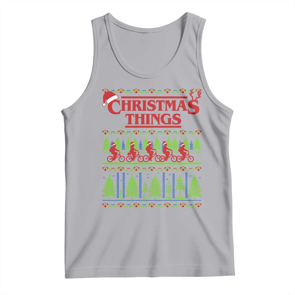 Christmas Things Tank Top Vintage Movie TV Series Retro TS10 Athletic Heather Print Your Wear