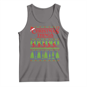Christmas Things Tank Top Vintage Movie TV Series Retro TS10 Deep Heather Print Your Wear