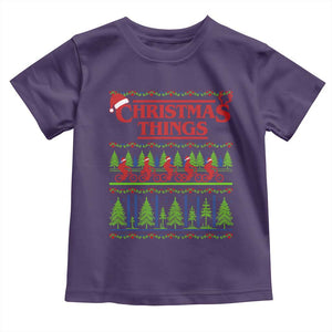 Christmas Things Toddler T Shirt Vintage Movie TV Series Retro TS10 Purple Print Your Wear