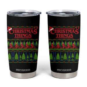 Christmas Things Tumbler Cup Vintage Movie TV Series Retro TS10 Black Print Your Wear