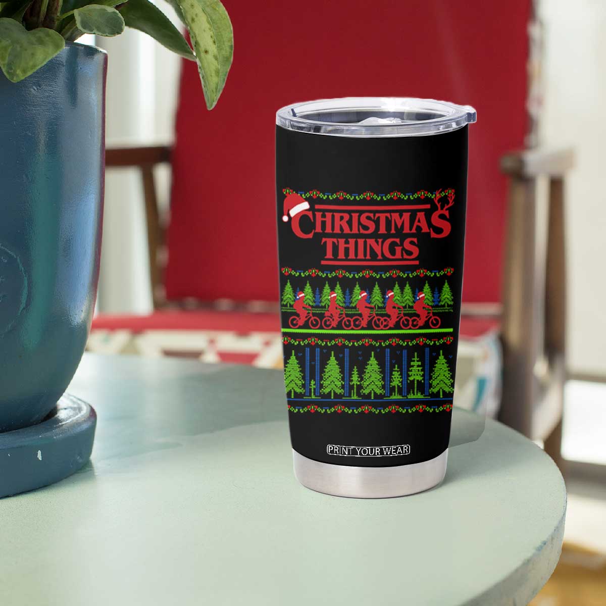 Christmas Things Tumbler Cup Vintage Movie TV Series Retro TS10 Print Your Wear