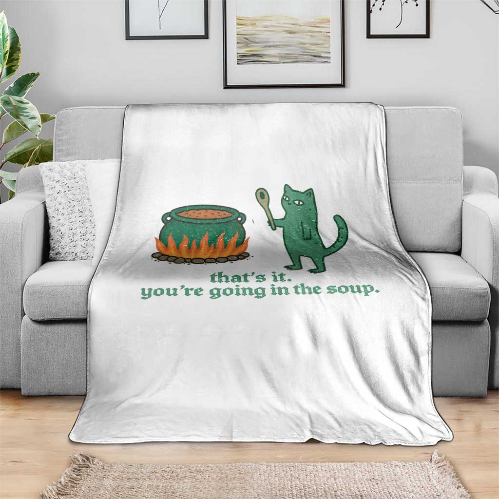 Sarcastic Cat Meme Throw Blanket Weirdcore Dark Humor TS10 Print Your Wear