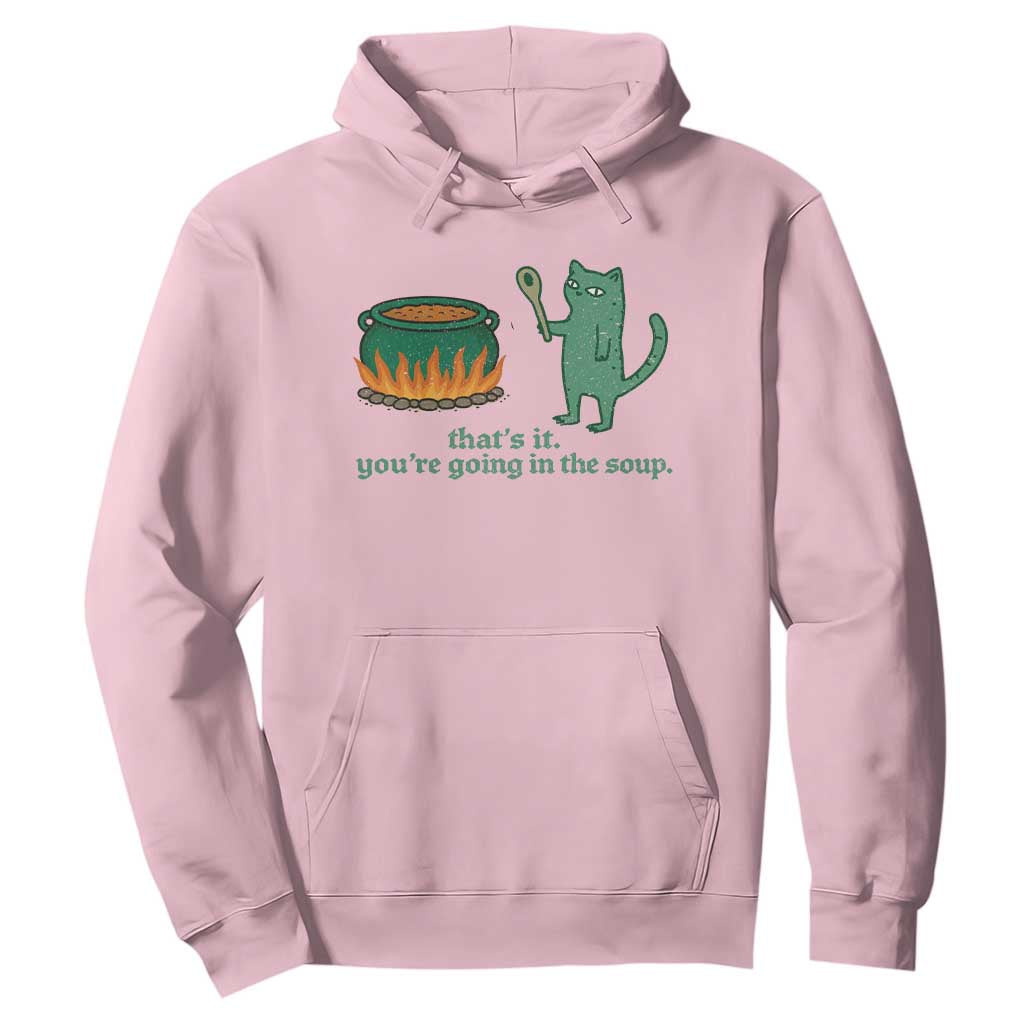 Sarcastic Cat Meme Hoodie Weirdcore Dark Humor TS10 Light Pink Print Your Wear
