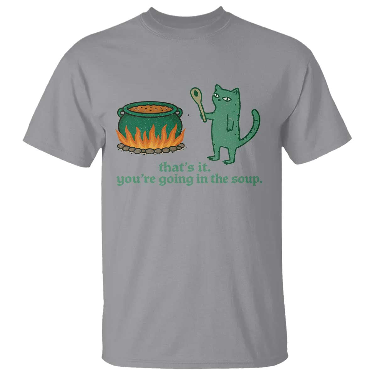Sarcastic Cat Meme T Shirt Weirdcore Dark Humor TS10 Sport Gray Print Your Wear