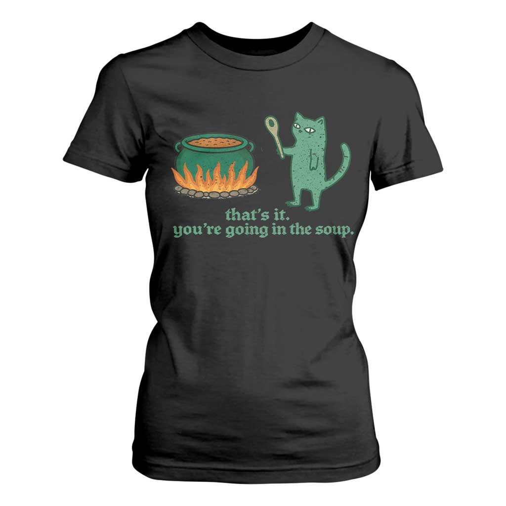 Sarcastic Cat Meme T Shirt For Women Weirdcore Dark Humor TS10 Black Print Your Wear