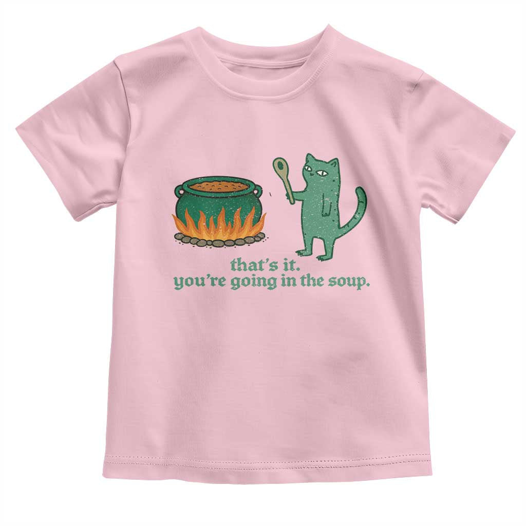 Sarcastic Cat Meme Toddler T Shirt Weirdcore Dark Humor TS10 Light Pink Print Your Wear