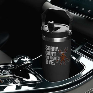 Sorry Cant 99 Nights Bye In The Forest Flip Straw Tumbler Funny Gamer Gift TS10 Print Your Wear