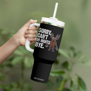 Sorry Cant 99 Nights Bye In The Forest Tumbler With Handle Funny Gamer Gift TS10 Print Your Wear