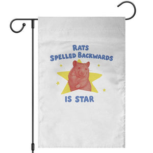 Rats Spelled Backwards Is Star Garden Flag Sarcastic Rat Meme TS10 White Print Your Wear