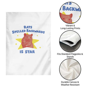 Rats Spelled Backwards Is Star Garden Flag Sarcastic Rat Meme TS10 Print Your Wear