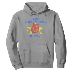 Rats Spelled Backwards Is Star Hoodie Sarcastic Rat Meme TS10 Sport Gray Print Your Wear