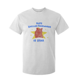 Rats Spelled Backwards Is Star T Shirt For Kid Sarcastic Rat Meme TS10 White Print Your Wear