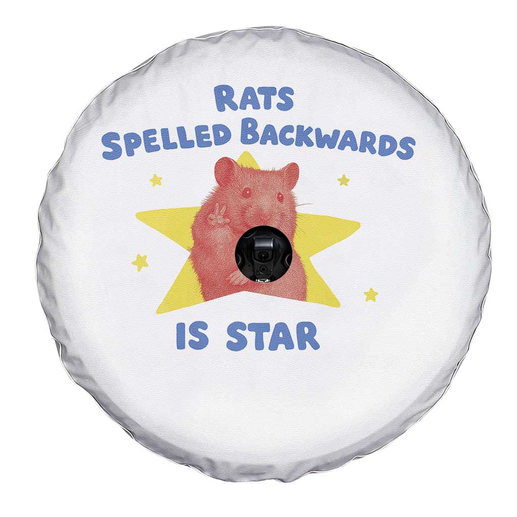 Rats Spelled Backwards Is Star Spare Tire Cover Sarcastic Rat Meme TS10 Print Your Wear