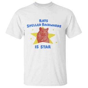 Rats Spelled Backwards Is Star T Shirt Sarcastic Rat Meme TS10 White Print Your Wear