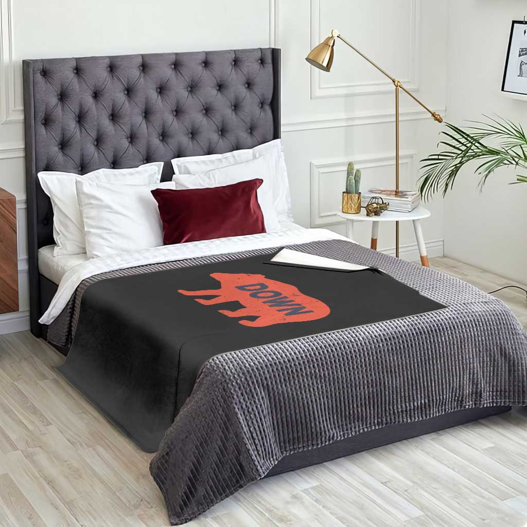 CFB Game Day Apparel Throw Blanket Down Vintage Trendy TS10 Print Your Wear