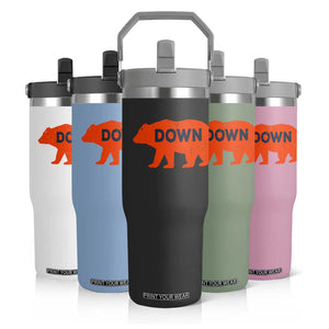CFB Game Day Apparel Flip Straw Tumbler Down Vintage Trendy TS10 Print Your Wear