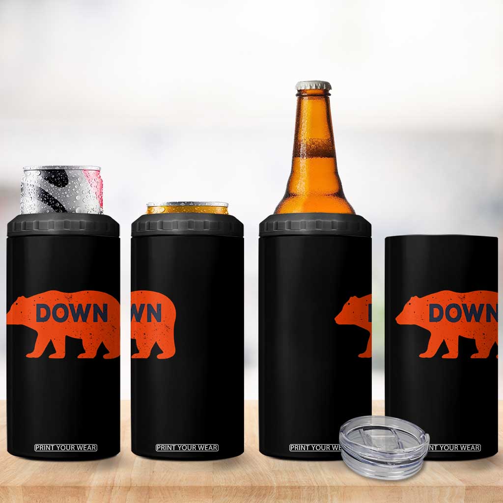 CFB Game Day Apparel 4 in 1 Can Cooler Tumbler Down Vintage Trendy TS10 Print Your Wear