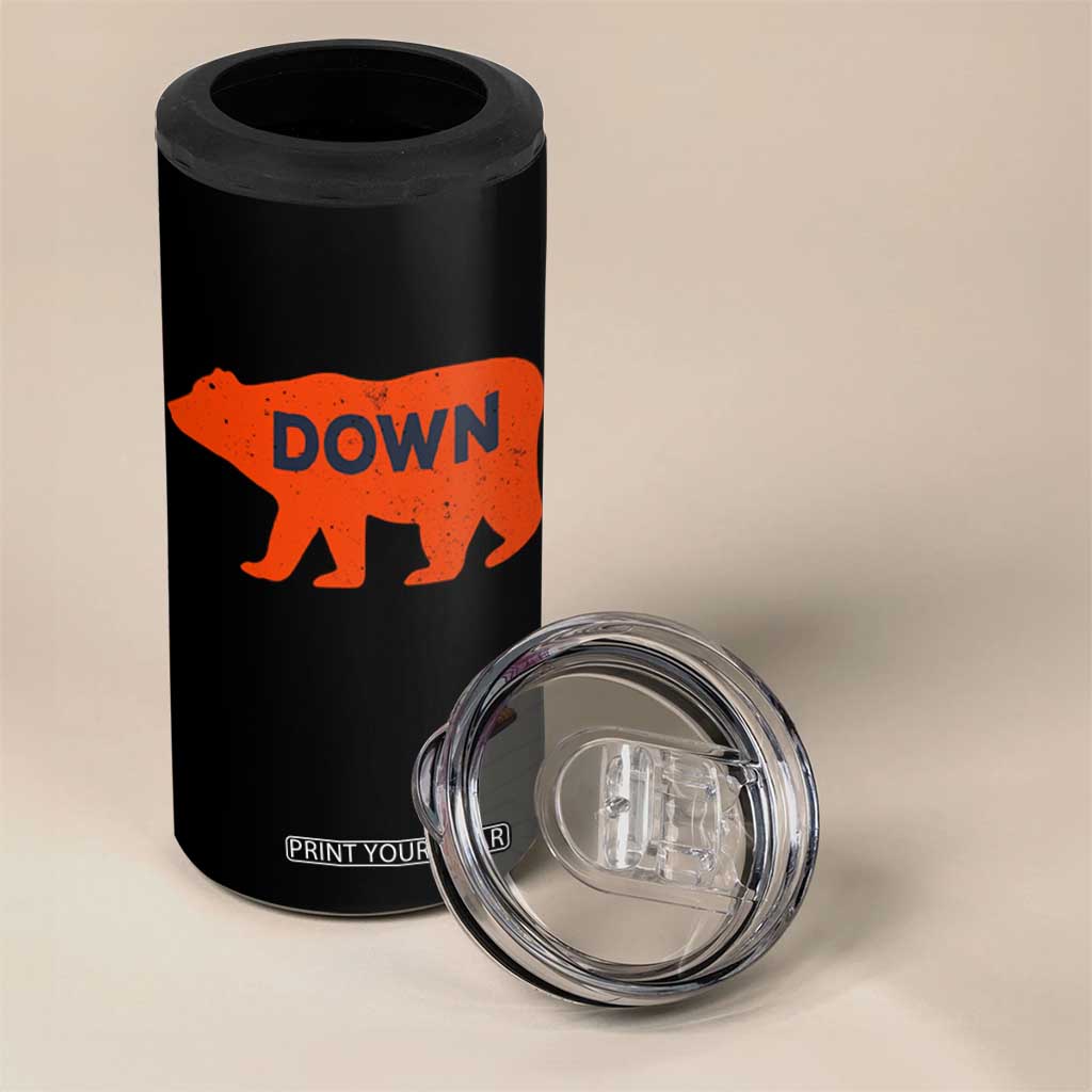CFB Game Day Apparel 4 in 1 Can Cooler Tumbler Down Vintage Trendy TS10 Print Your Wear