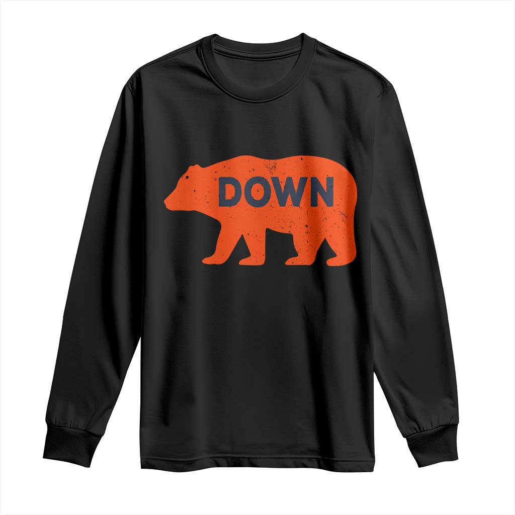 CFB Game Day Apparel Long Sleeve Shirt Down Vintage Trendy TS10 Black Print Your Wear