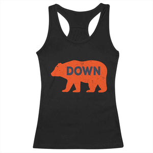 CFB Game Day Apparel Racerback Tank Top Down Vintage Trendy TS10 Black Print Your Wear