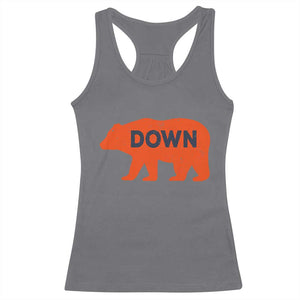 CFB Game Day Apparel Racerback Tank Top Down Vintage Trendy TS10 Charcoal Print Your Wear