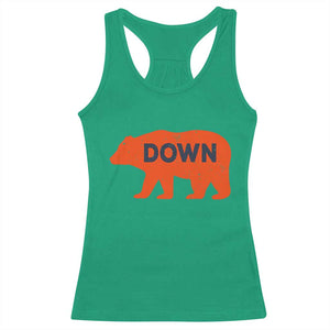 CFB Game Day Apparel Racerback Tank Top Down Vintage Trendy TS10 Irish Green Print Your Wear