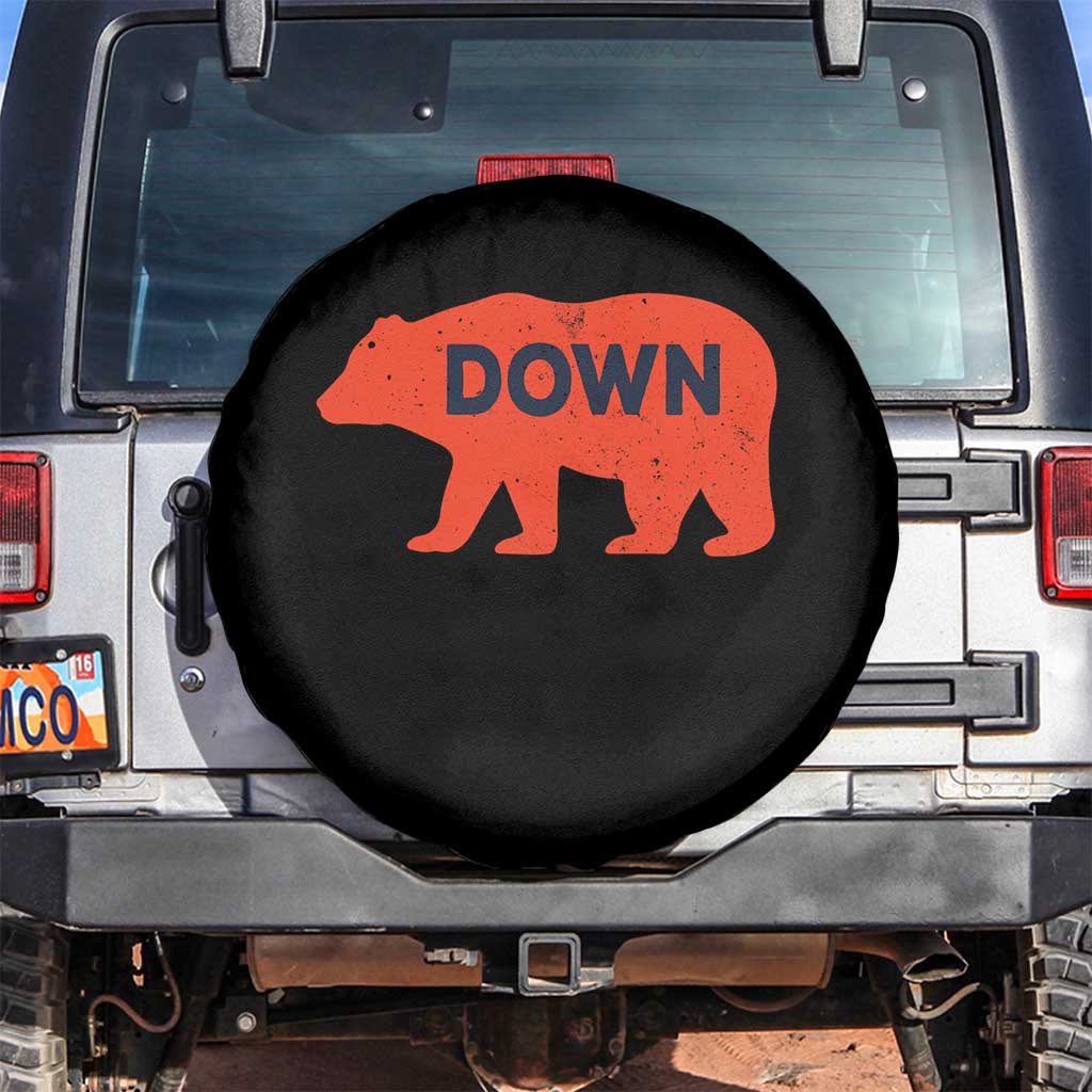 CFB Game Day Apparel Spare Tire Cover Down Vintage Trendy TS10 No hole Black Print Your Wear