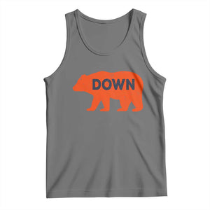 CFB Game Day Apparel Tank Top Down Vintage Trendy TS10 Black Heather Print Your Wear