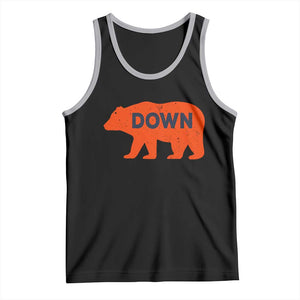 CFB Game Day Apparel Tank Top Down Vintage Trendy TS10 Black Athletic Heather Print Your Wear