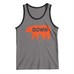 CFB Game Day Apparel Tank Top Down Vintage Trendy TS10 Deep Heather Black Print Your Wear