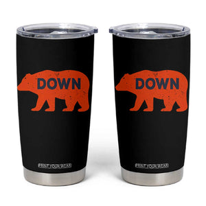CFB Game Day Apparel Tumbler Cup Down Vintage Trendy TS10 Black Print Your Wear