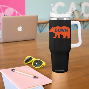 CFB Game Day Apparel Tumbler With Handle Down Vintage Trendy TS10 Print Your Wear