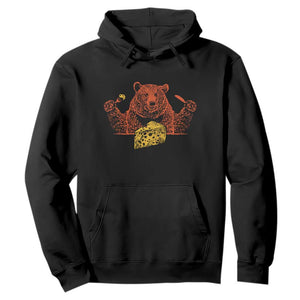 BF Hoodie Let's Eat Cheese Football Fans TS10 Black Print Your Wear