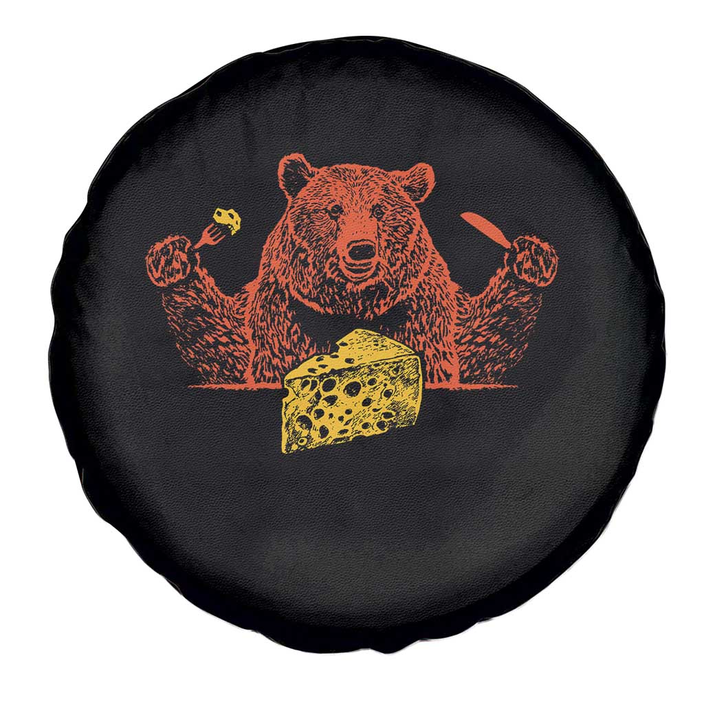 BF Spare Tire Cover Let's Eat Cheese Football Fans TS10 Print Your Wear