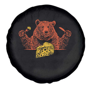 BF Spare Tire Cover Let's Eat Cheese Football Fans TS10 Print Your Wear