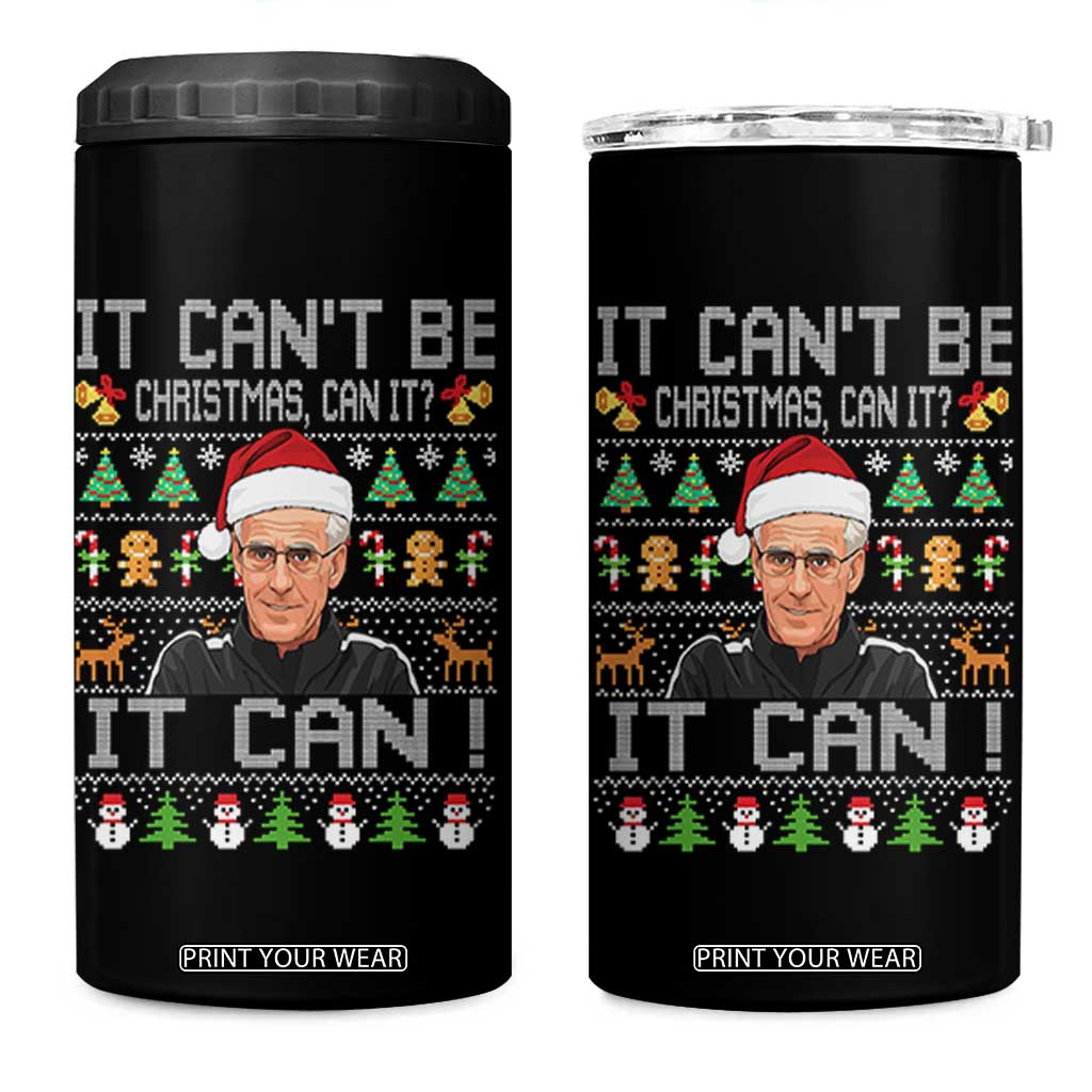 McCarthy It Cant Be Ugly Christmas 4 in 1 Can Cooler Tumbler Retro Football Fan TS10 One Size: 16 oz Black Print Your Wear