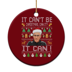 McCarthy It Cant Be Ugly Christmas Ceramic Ornament Retro Football Fan TS10 1pc Red Print Your Wear