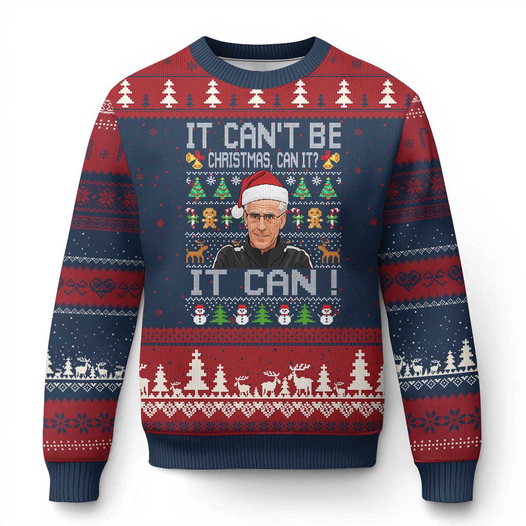 McCarthy It Cant Be Ugly Xmas Ugly Christmas Sweater Retro Football Fan TS10 Navy Red Print Your Wear