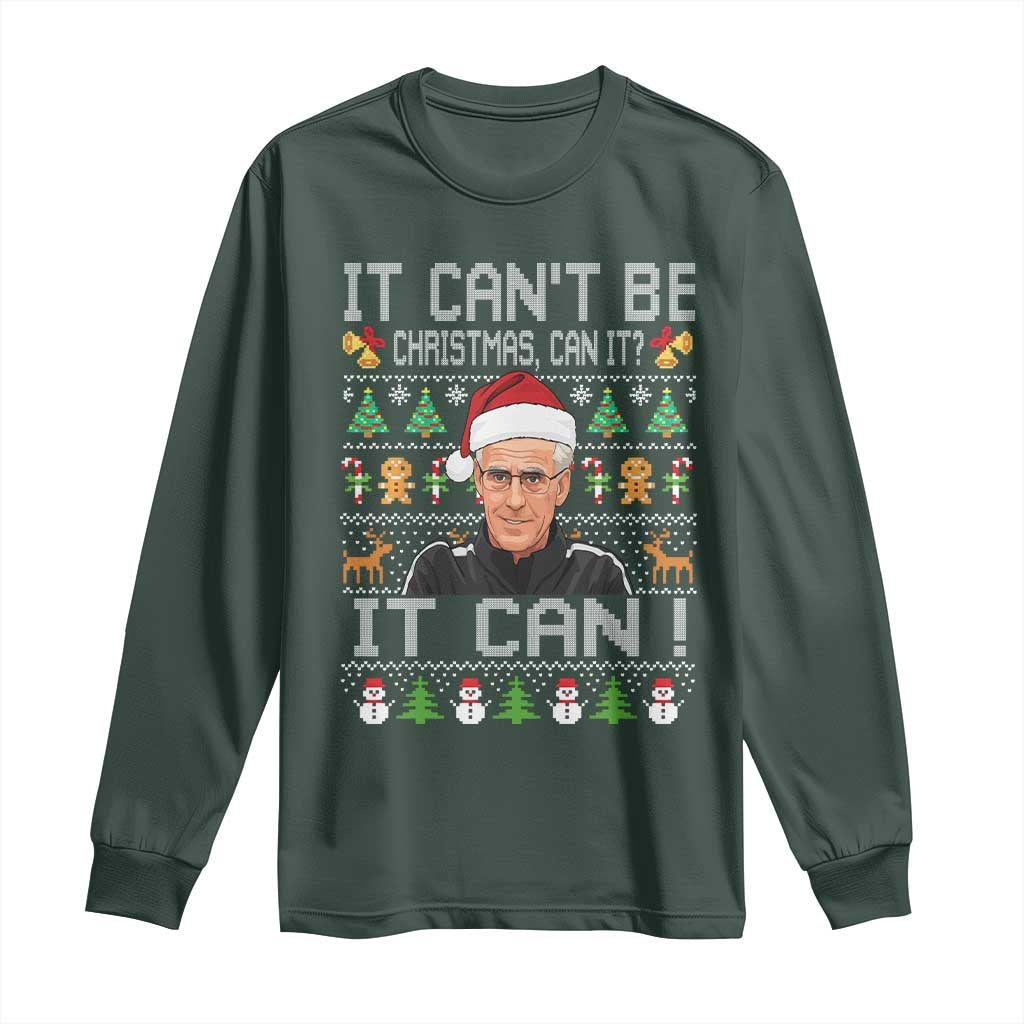 McCarthy It Cant Be Ugly Christmas Long Sleeve Shirt Retro Football Fan TS10 Dark Forest Green Print Your Wear