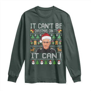 McCarthy It Cant Be Ugly Christmas Long Sleeve Shirt Retro Football Fan TS10 Dark Forest Green Print Your Wear
