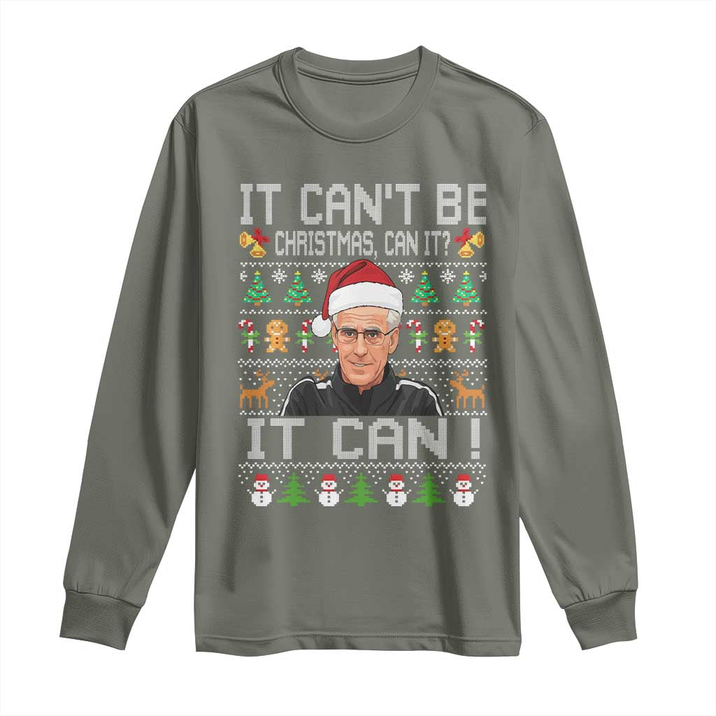McCarthy It Cant Be Ugly Christmas Long Sleeve Shirt Retro Football Fan TS10 Military Green Print Your Wear