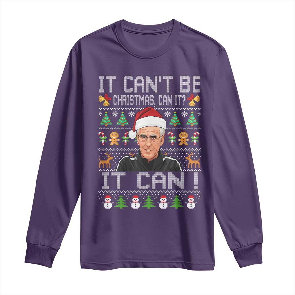 McCarthy It Cant Be Ugly Christmas Long Sleeve Shirt Retro Football Fan TS10 Purple Print Your Wear