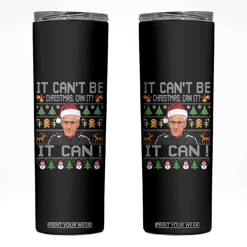 McCarthy It Cant Be Ugly Christmas Skinny Tumbler Retro Football Fan TS10 Black Print Your Wear