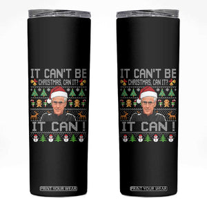 McCarthy It Cant Be Ugly Christmas Skinny Tumbler Retro Football Fan TS10 Black Print Your Wear