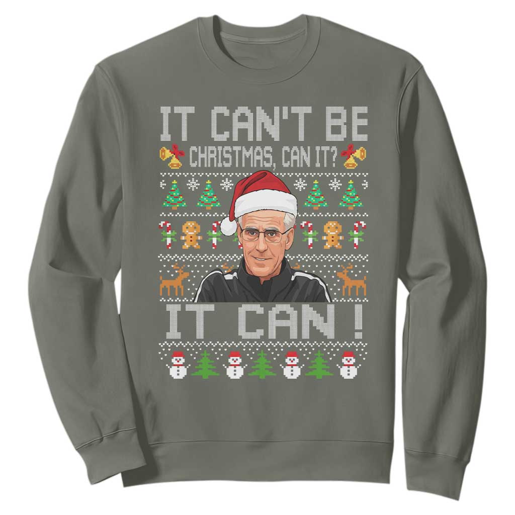 McCarthy It Cant Be Ugly Christmas Sweatshirt Retro Football Fan TS10 Military Green Print Your Wear