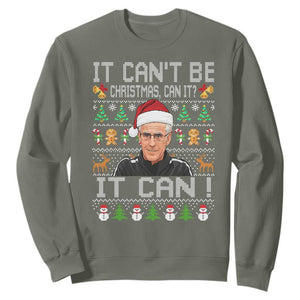 McCarthy It Cant Be Ugly Christmas Sweatshirt Retro Football Fan TS10 Military Green Print Your Wear