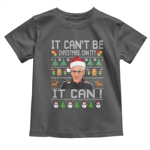 McCarthy It Cant Be Ugly Christmas Toddler T Shirt Retro Football Fan TS10 Dark Heather Print Your Wear